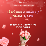 Lễ bổ nhiệm nhân sự tháng 3/2026