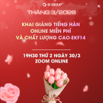 🇰🇷 Khai giảng tiếng Hàn online miễn phí và chất lượng cao EKF14