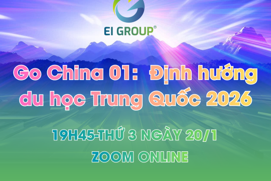 Go China 01:  Định hướng du học Trung Quốc 2026