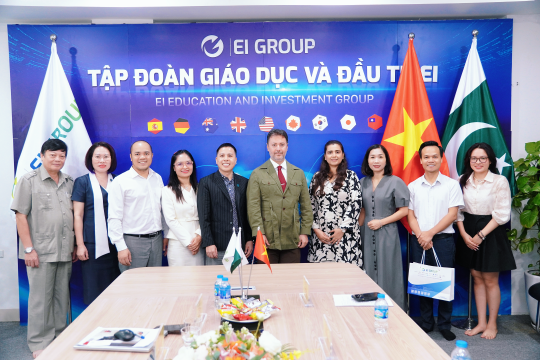 EI GROUP XÚC TIẾN HỢP TÁC CÙNG ĐẠI SỨ QUÁN PAKISTAN TẠI VIỆT NAM
