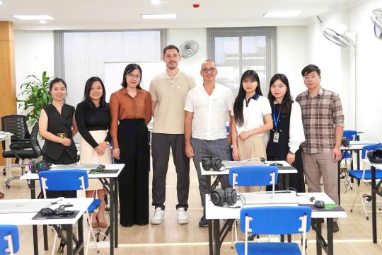 LAS KHẢO SÁT TRANG THIẾT BỊ VÀ CƠ SỞ VẬT CHẤT TẠI EI ACADEMY